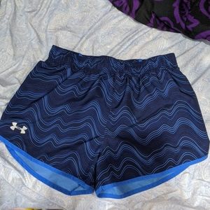 Blue under armour shorts